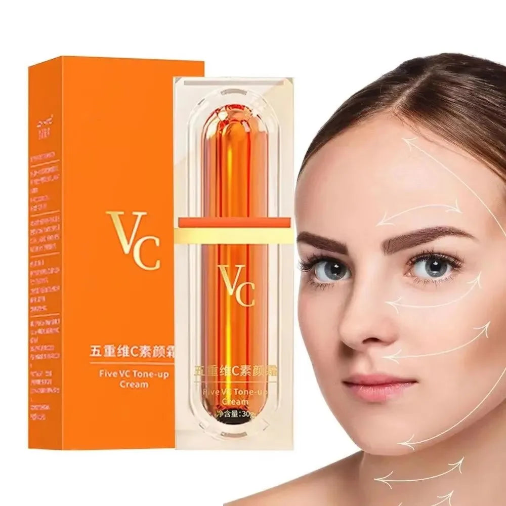 Vitamin C Face Cream - Brightening Moisturizer for Anti-Aging, Spot Removal, and Skin Tone Enhancement