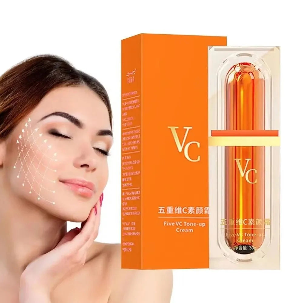 Vitamin C Face Cream - Brightening Moisturizer for Anti-Aging, Spot Removal, and Skin Tone Enhancement