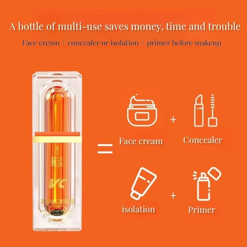 Vitamin C Face Cream - Brightening Moisturizer for Anti-Aging, Spot Removal, and Skin Tone Enhancement